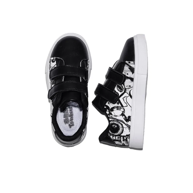 TONYBEAR Low Top Kids' Skateboarding Shoes Black Kids'-4