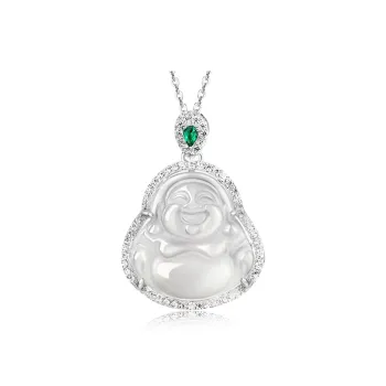 PUTUOSHANWENCHUANG Chalcedony Necklaces Women's