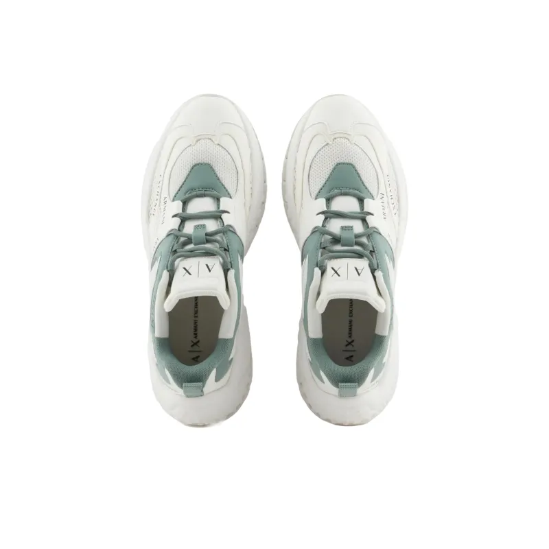 ARMANI EXCHANGEAE Low Top Casual Shoes Women's Ecru-3