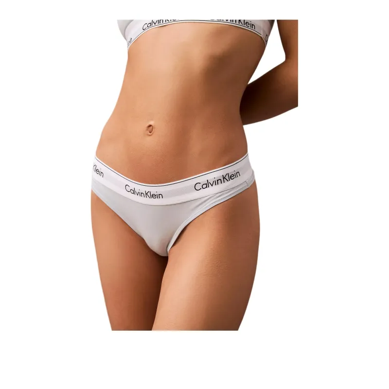 CALVIN KLEIN Underpants Women's 1 Pack Gray White-0