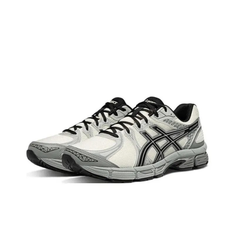 Asics Gel-Exalt 2 Anti-Slip Wear-Resistant Low-Top Casual Running Shoes Men's Ecru Gray-1