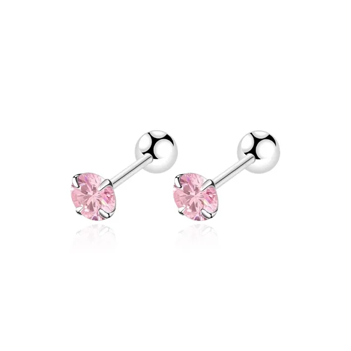 DTOTO S999 Fine Silver Stud Earrings Unisex-6