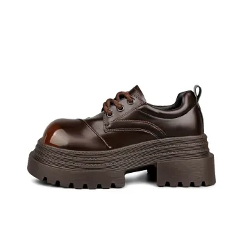 WENPU Casual Single Shoes Chunky Heel Women's