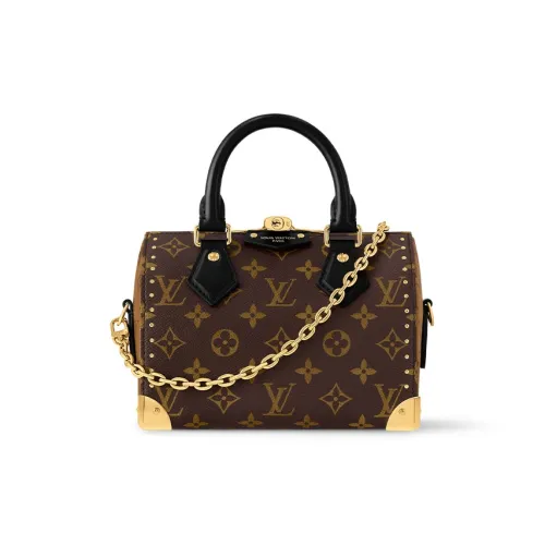 LOUIS VUITTON Speedy Trunk 20 Handbag Women's Brown