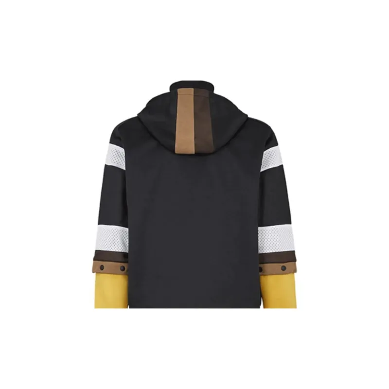 FENDI Jackets Men Yellow Black-4