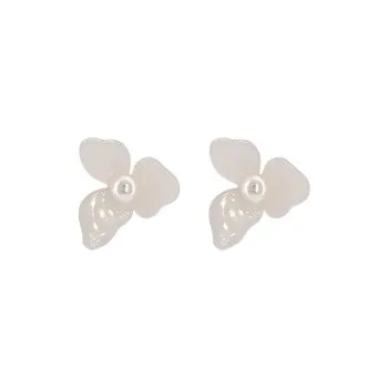 SHARK BABY S925 Silver Stud Stud Earrings Women's