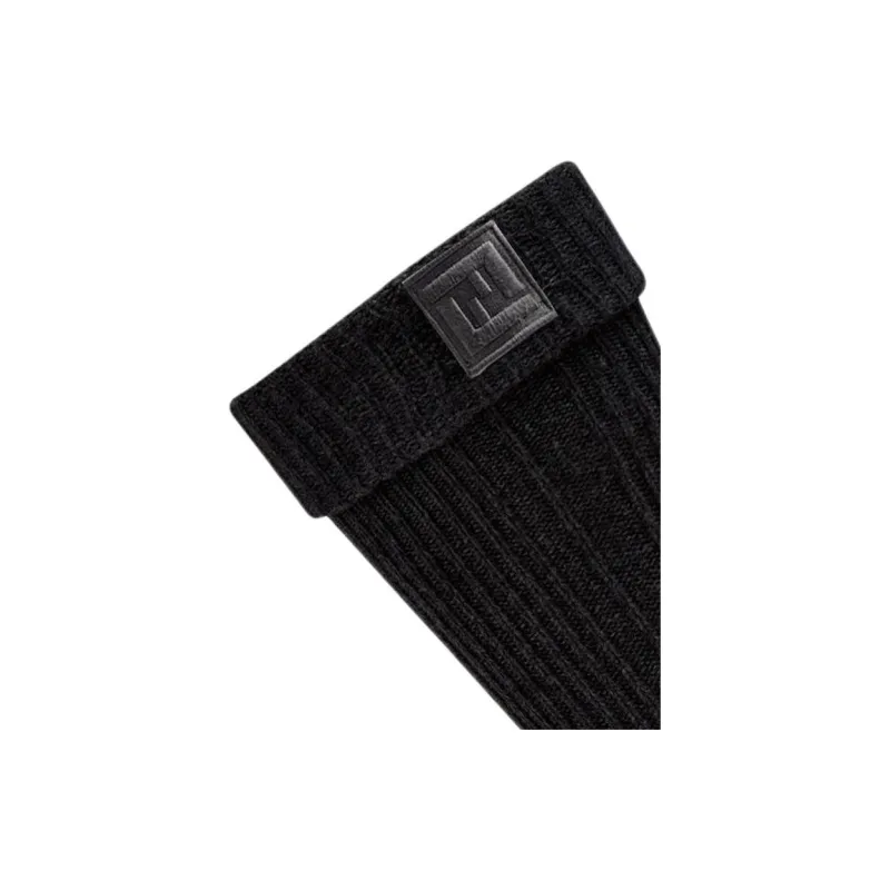 FENDI FW24 Mid Calf Socks Men's 1 Pack Black-3