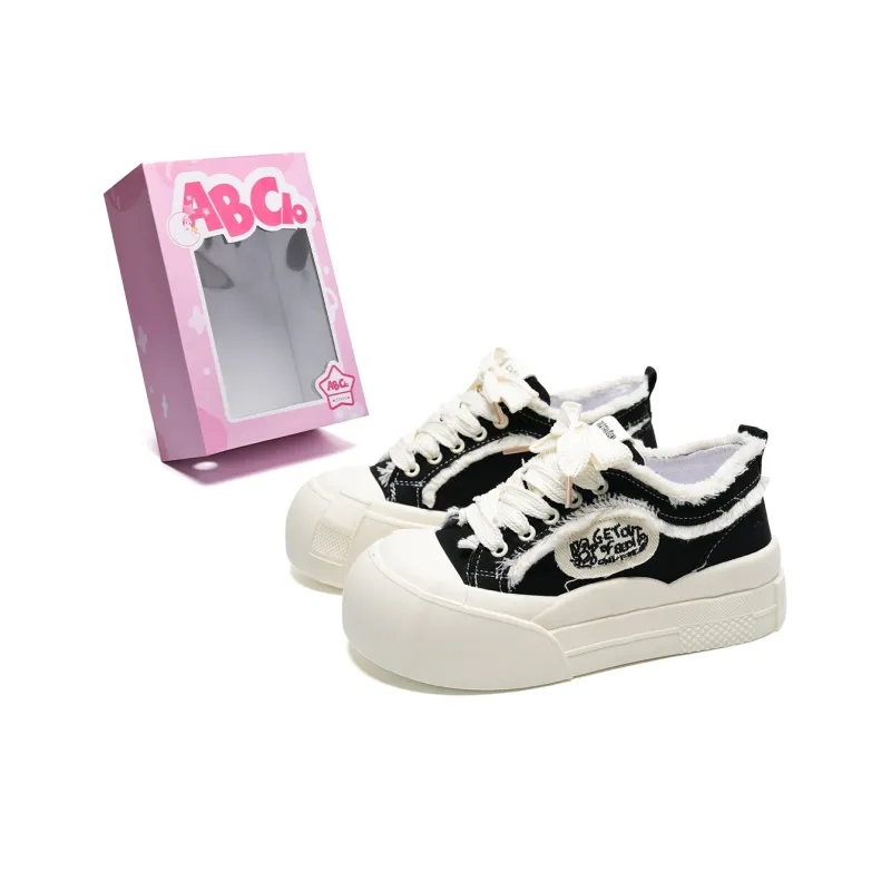 ABCIO Slip-Resistant Water-Resistant And Wear-Resistant Low-Top Skateboard Shoes Women's-12