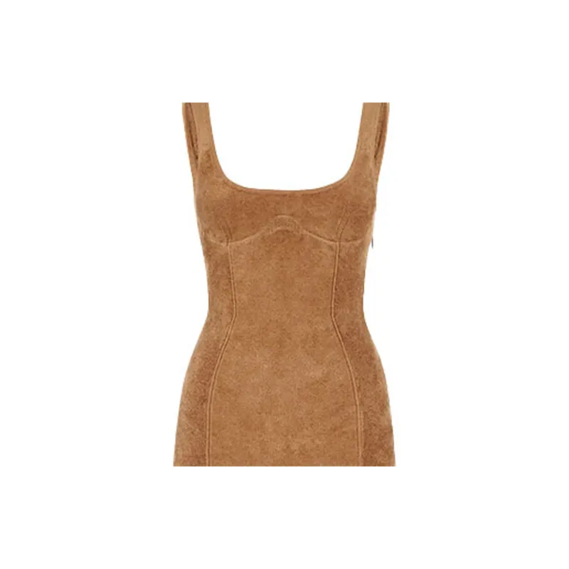 FENDI X Skims Velvet Knit Midi Dress California-4