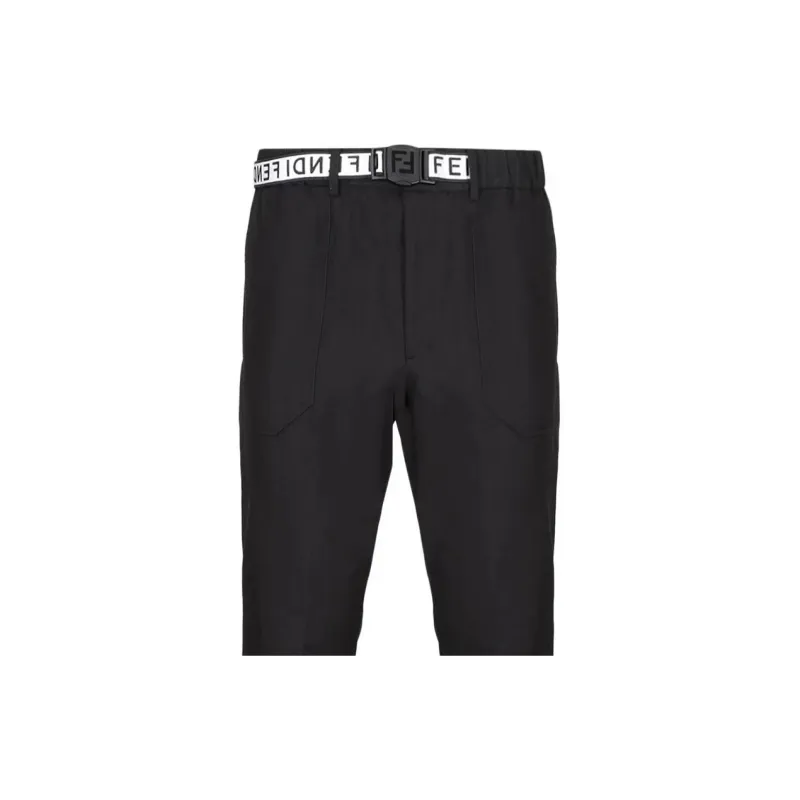 FENDI Logo Tape Pants-1