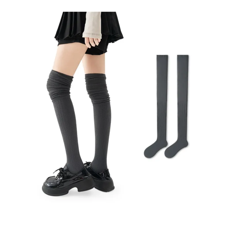 JKN Knee High Socks Long Thigh Socks Women's 1 Pack, Women's Socks-5