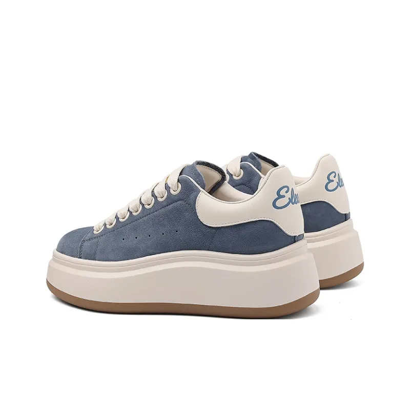 BURGELY Lightweight Height Increasing Low-Top Skateboard Shoes Women's-20