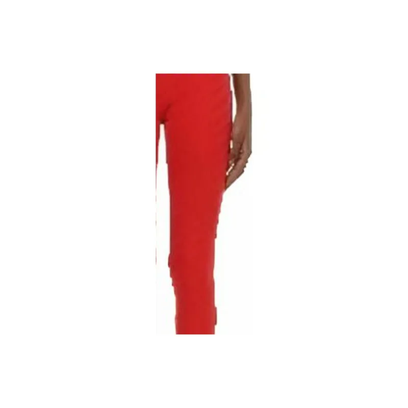 FENDI Casual Pants Women's Red-4