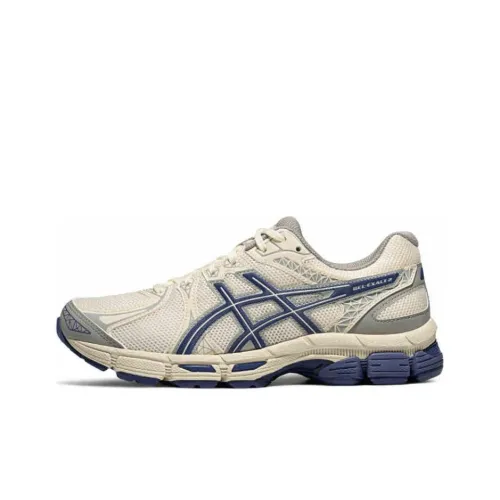 Asics Gel Exalt 2 Anti Slip Wear Resistant Low Top Casual Running Shoes Women's Beige Purple