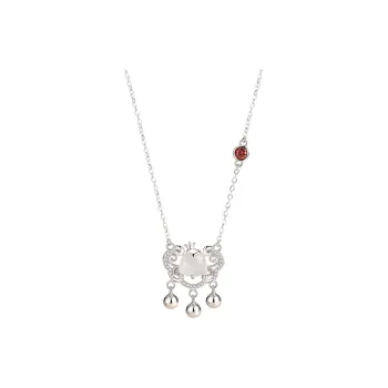 Emerald Chalcedony Necklaces Women's