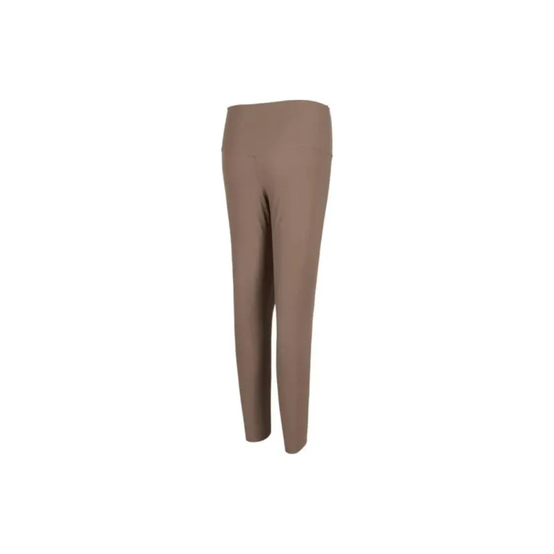 Nike Zenvy AS W NK DF HR 7/8 TGHT Casual Pants Women's Brown-1
