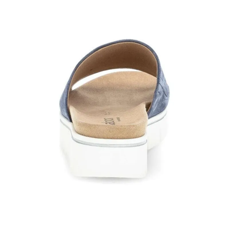 Gabor Abrasion-Resistant Slide Slippers Unisex Blue-4