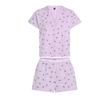 KARL LAGERFELD FW24 Pajama Set Women's Purple