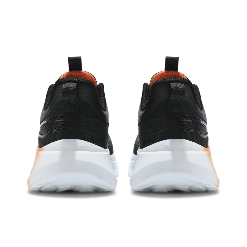 Warrior Abrasion Resistant Lightweight Rebound Low Top Casual Training Sprint Running Shoes Men's Black Blue Orange-4