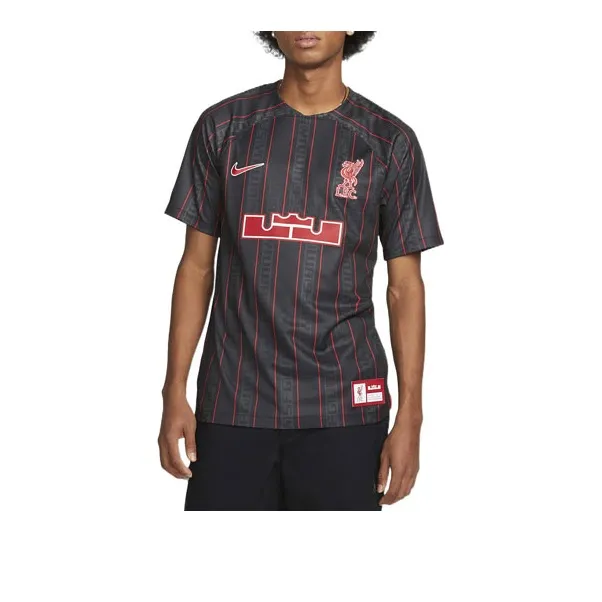 Nike LeBron X Liverpool F.C. Dri FIT Stadium Soccer Jersey-2