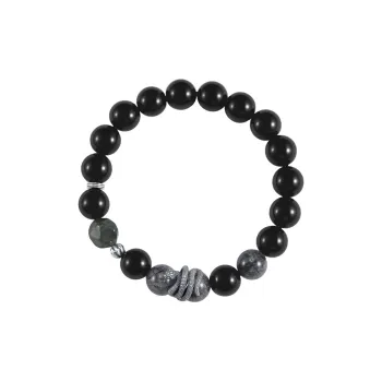 ZUIWENGLANGYASHANWENCHUANG Obsidian Bracelets Unisex
