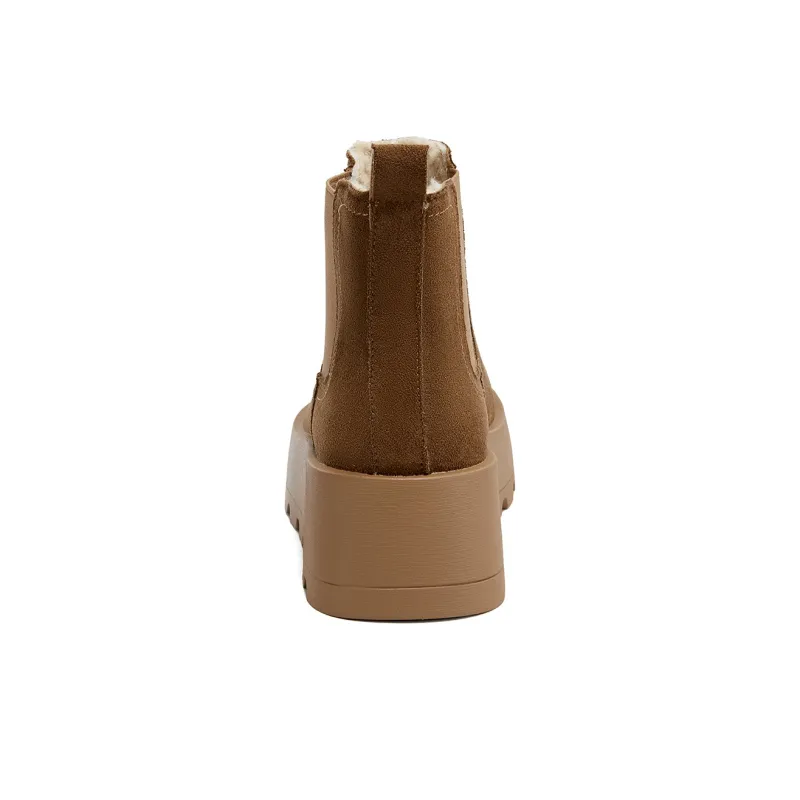 La Chapelle Short Chelsea Boots Women's Yellow-4