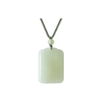 LIU GUI FU JEWELRY Hetian Jade Necklaces Green Jade Unisex