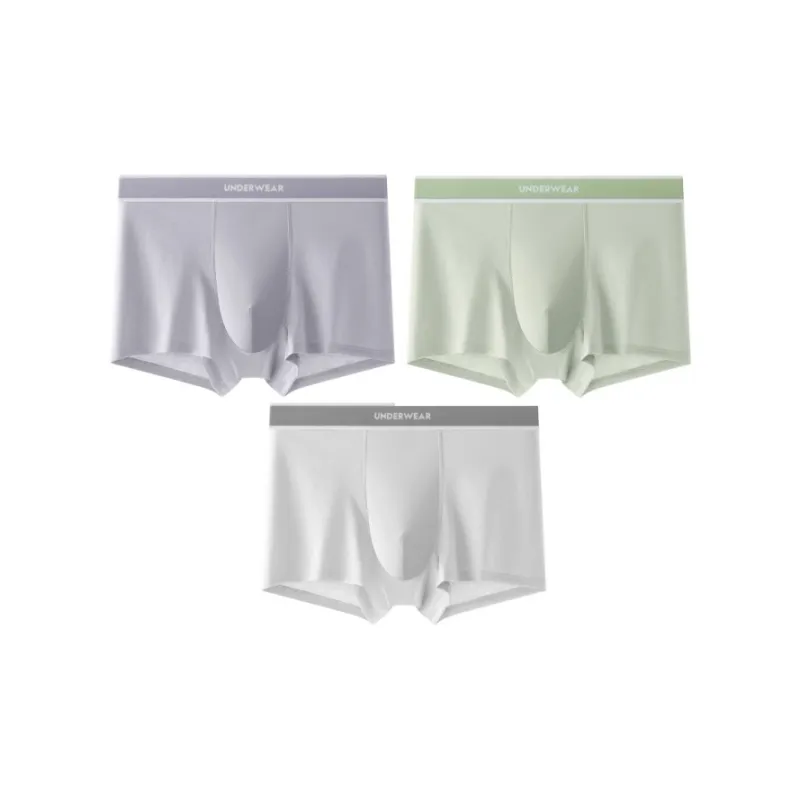 Qiao Ni Tong Underpants Men's 3 Pack-8