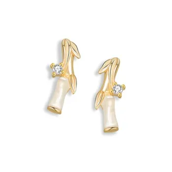 SHARK BABY S925 Silver Stud Earrings Women's