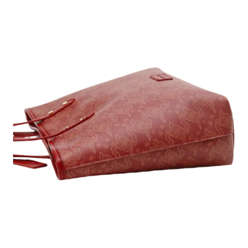 OTA PU Litchi Grain Pendant Shoulder Bag, Shopping Bag, Shoulder Bag Regular Women's Multicolor-4