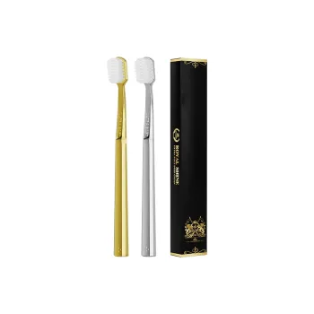BANNER Soft Hair Wide Head Manual Toothbrushes Cleaning Gum Protection 2 Pcs