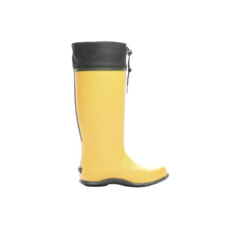 MoonStar Water-Resistant Wear-Resistant Slip-Resistant Rain Boots Unisex Yellow-1