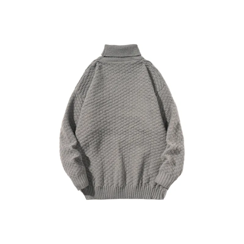 ZMOH Turtleneck Pullover Unisex Couple's-9