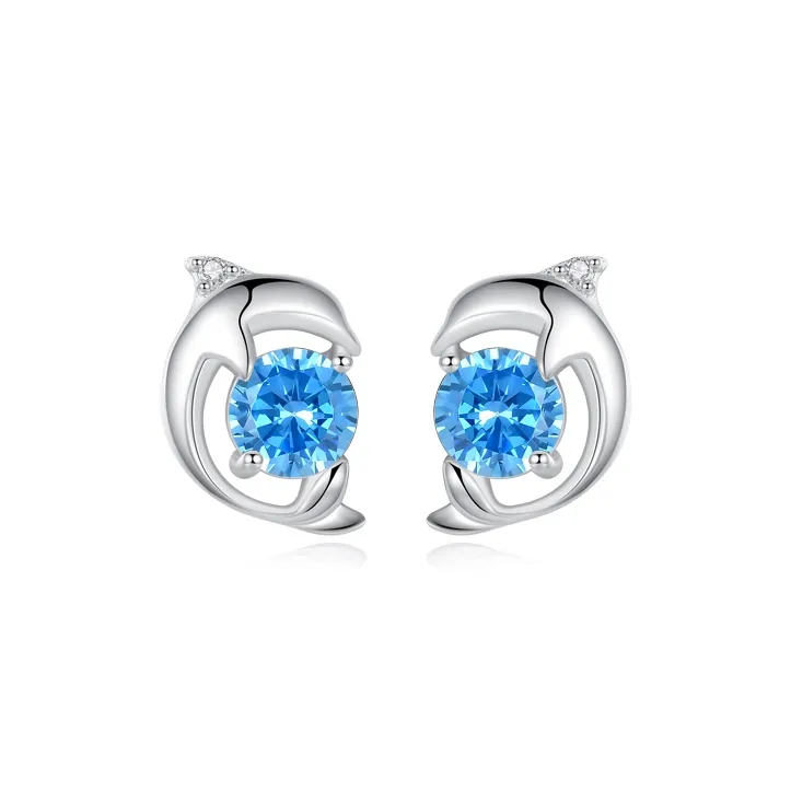 CHIEMOT S925 Silver Stud Earrings Women's-0