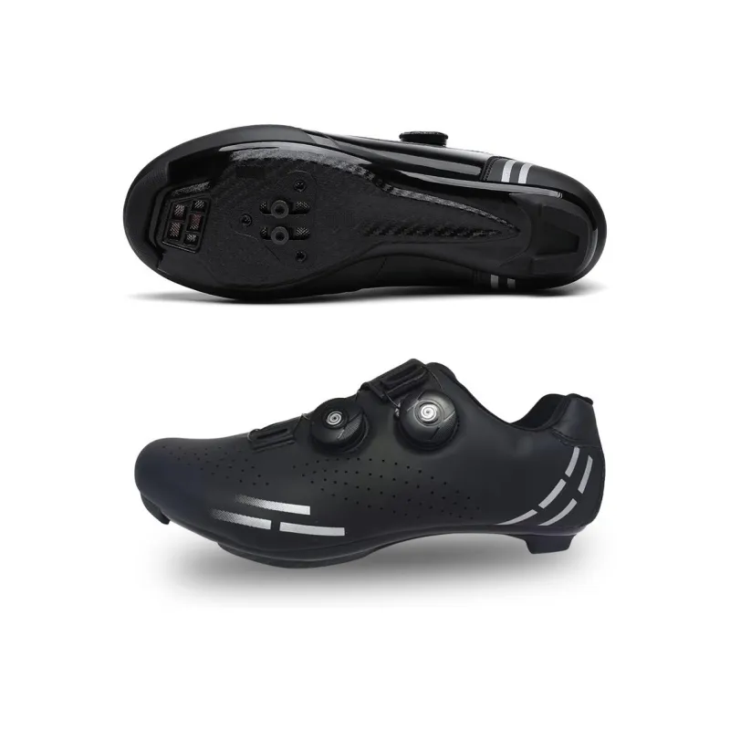 Baibianzhiheren Wear Resistant Breathable Balance Impact Resistant Lightweight Low Top Cycling Shoes Unisex-4