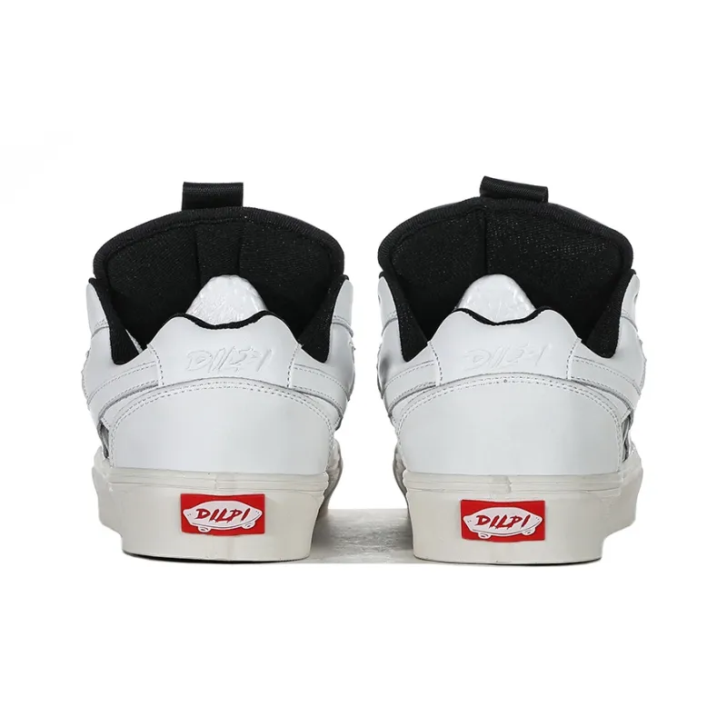 DILPI Anti Slip Wear Resistant Low Top Skateboard Shoes Unisex White Panda-4