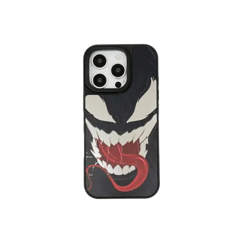 SHANGHUI TPU Material Venom Spider-Man Phone Cases Compatibility IPhone12/13/14/15/16/Pro/Ma Cartoon Western Artistic