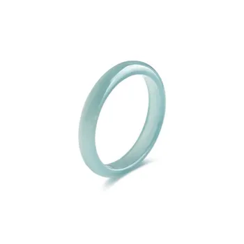 CGC Glutinous Jade Jadeite Rings Unisex