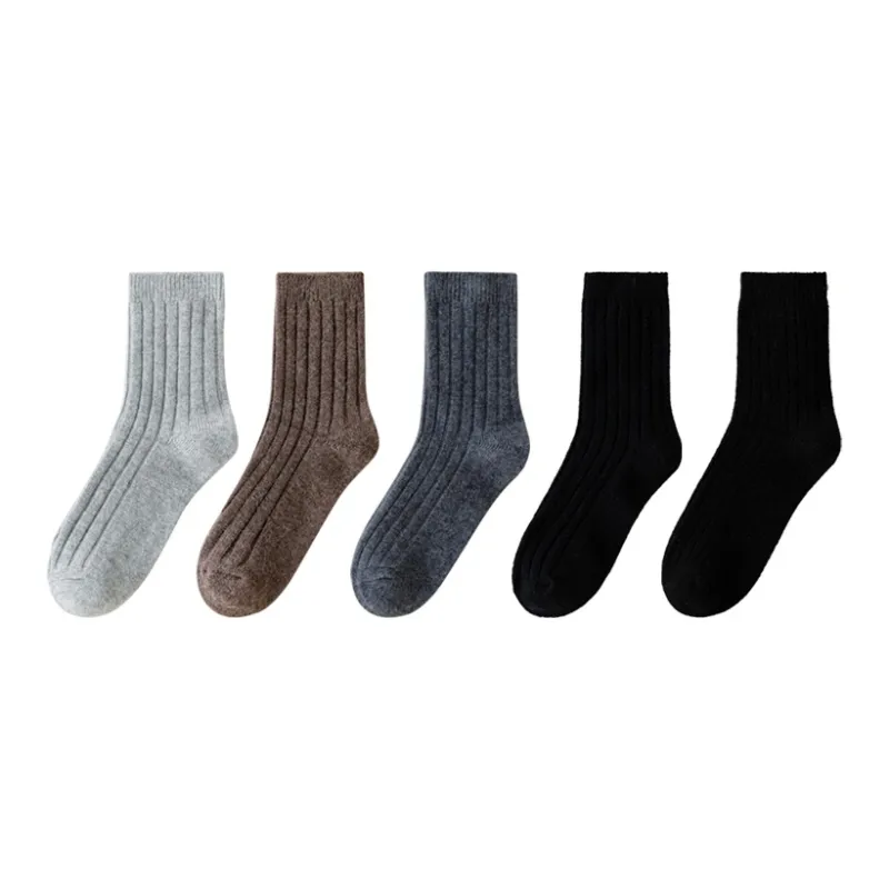 MIIOW Mid Calf Socks Men's 5 Pack-16