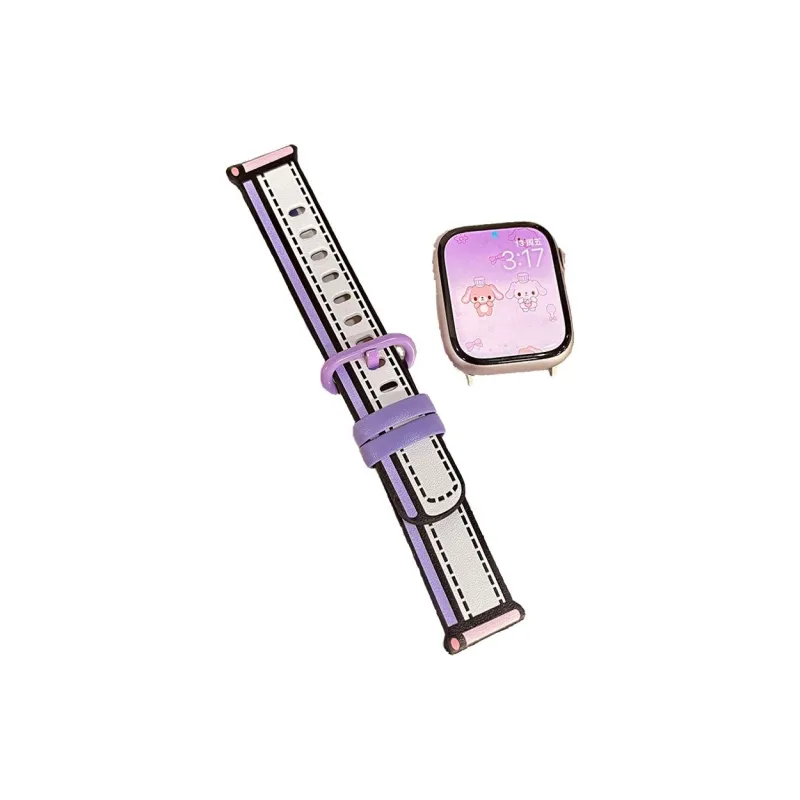 Fly Watch Band Apple Compatibility Genuine Leather Material-7