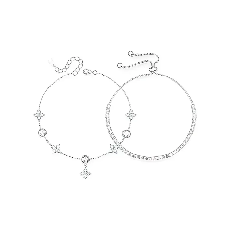 COPI Synthetic Cubic Zirconia Bracelets Unisex-3