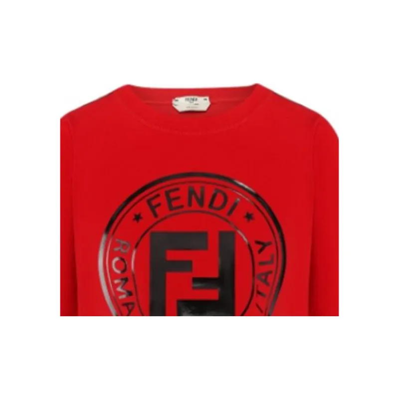 FENDI T Shirts Women's Red-2
