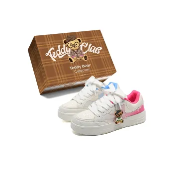 Teddy Bear Collection Slip Resistant Abrasion Resistant And Balanced Low Top Skateboard Shoes Unisex
