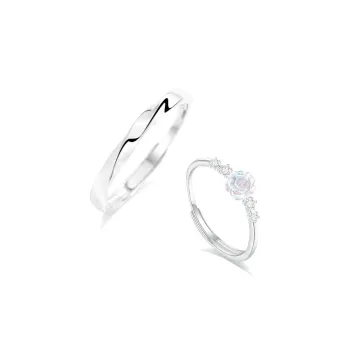 JOYDINNY Sterling Silver Rings Unisex
