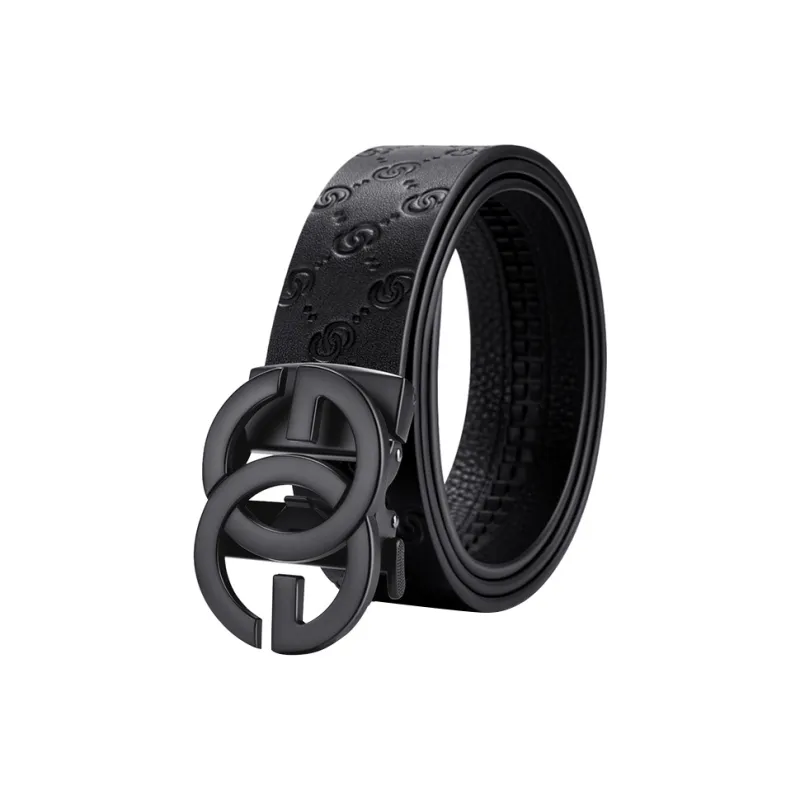 Cheekkiss Cow Leather Belts Men's 3.5cm-0