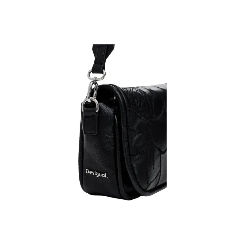 Desigual PU Shoulder Bag Regular Women's Black-3