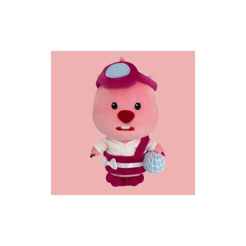 Zanmang Loopy Zan Meng Ruby Ruby Loopy Jeju Island Limited Standing Loopy The Beaver Plush Doll Doll 18cm High-1