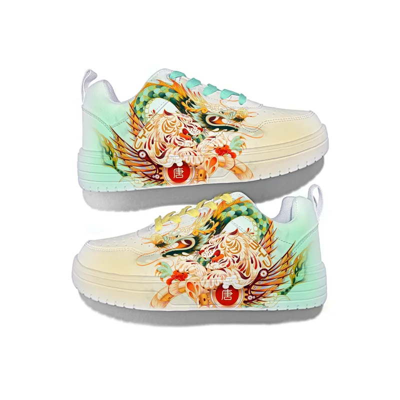 Cold Cicadas Yesterday Anti Slip Wear Resistant Lightweight Breathable Low Top Skateboard Shoes Unisex-2