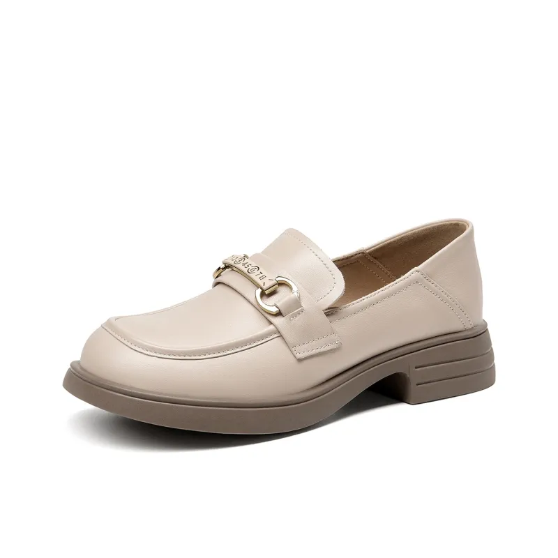 Spider King Loafers Women's Beige/Black-6