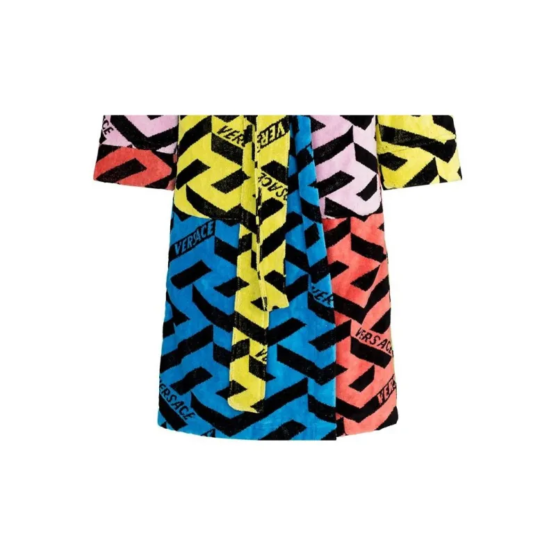 FANSIZHE VERSACE Bathrobes Unisex Multicolor-5